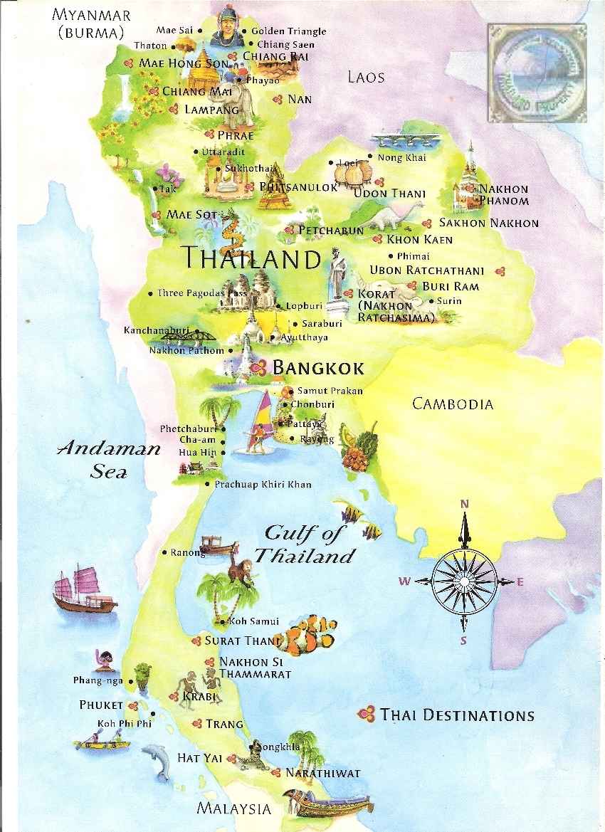 MAPS OF THAILAND Chaam